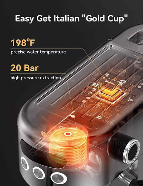 Mielux Espresso Coffee Machine - Image 2