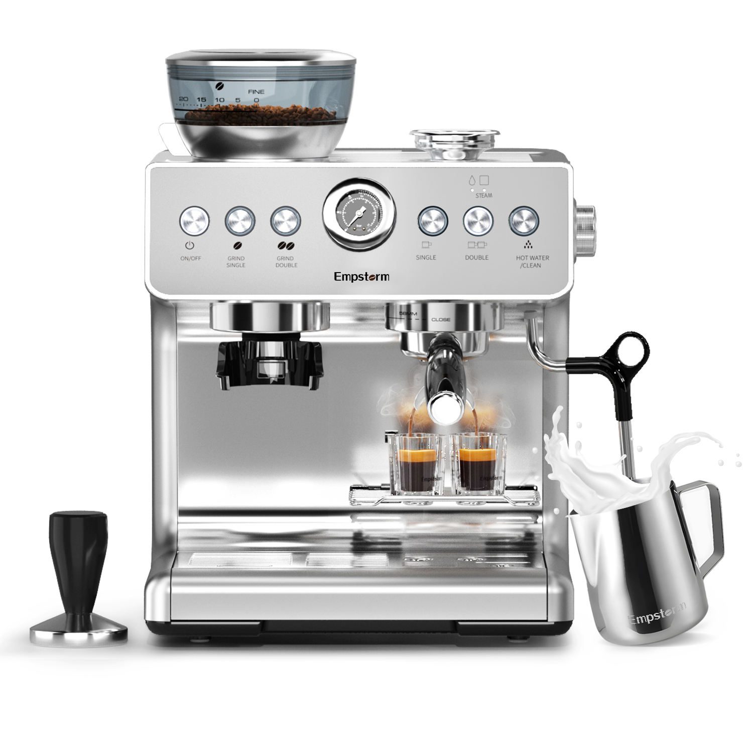 Empstorm Espresso Coffee Machine with Grinder